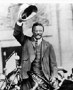 Teddy Roosevelt Wearing Panama Hat